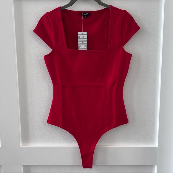 Michel Tops - NWT - Thong bodycon bodysuit